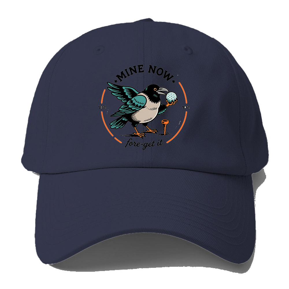 Mine Now Golf Baseball Cap