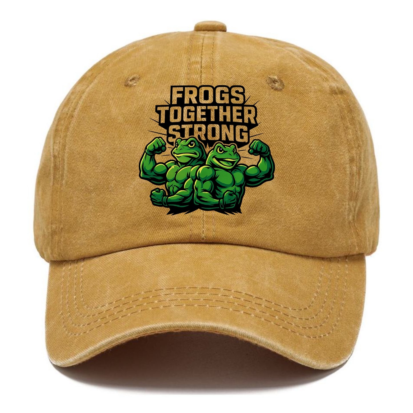 Frogs Together Strong - Classic Cap - Golden Harvest(Yellow)