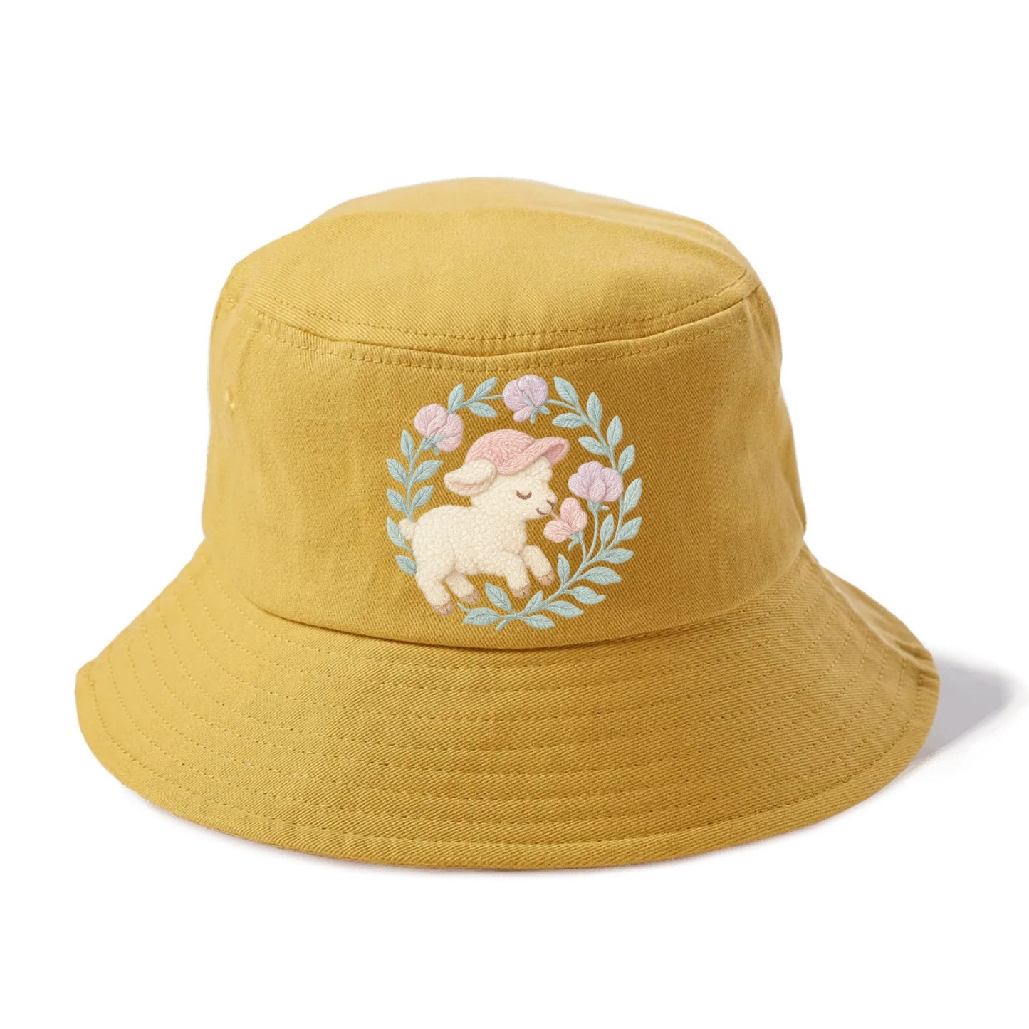 Lamb Sweet Peas - Bucket Hat - Golden Harvest(Yellow)