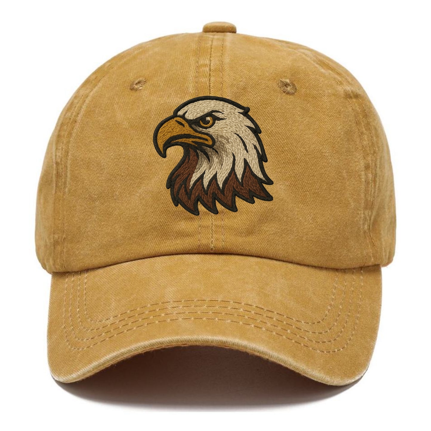 American Eagle Head - Classic Cap - Golden Harvest(Yellow)