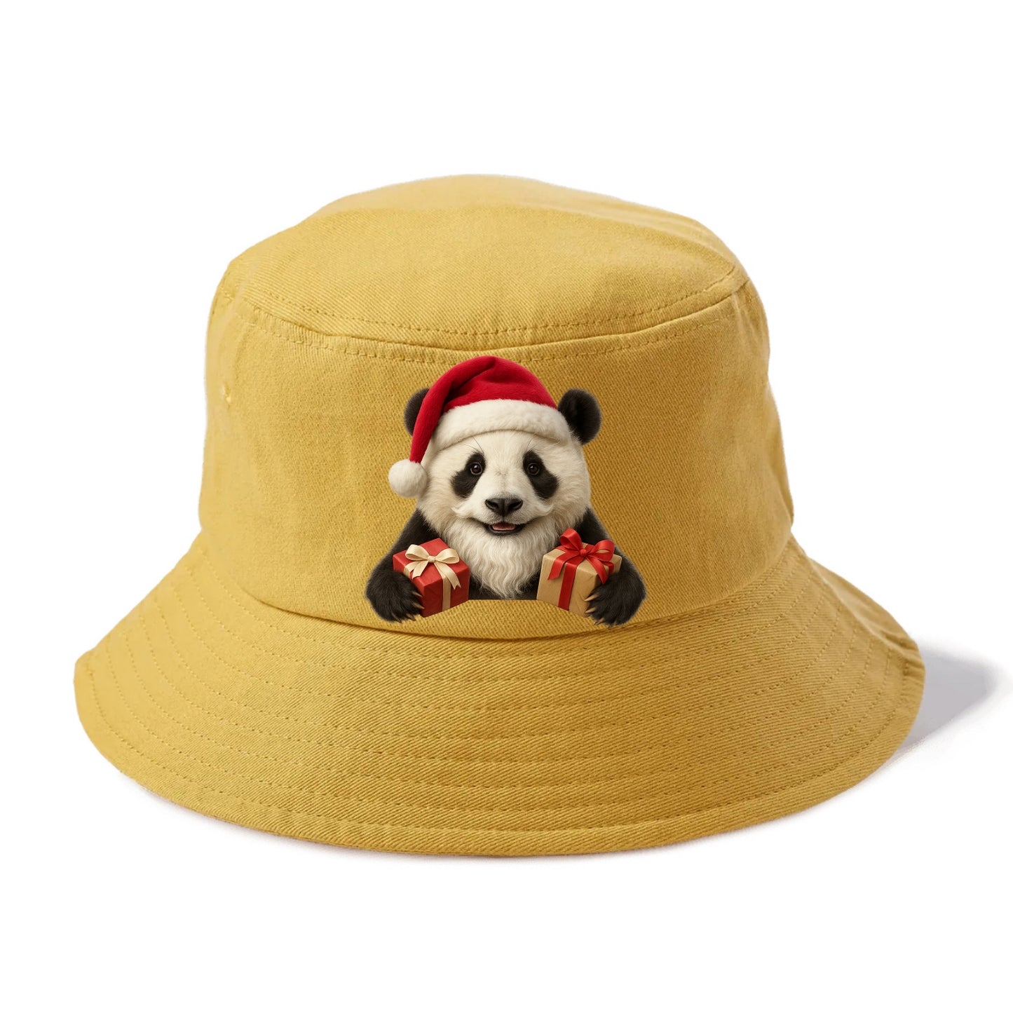 Santa Panda - Bucket Hat - Golden Harvest(Yellow)