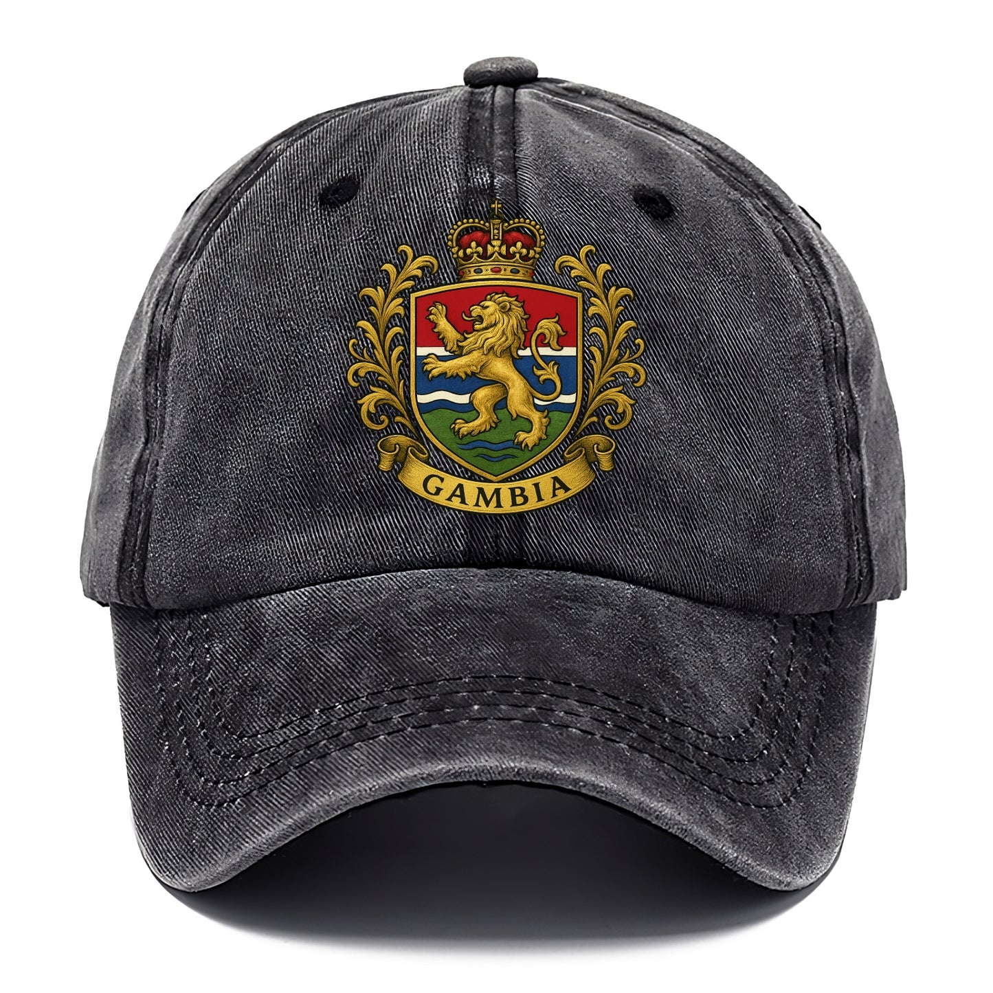 Gambia Heritage Badge - Classic Cap - Graphite