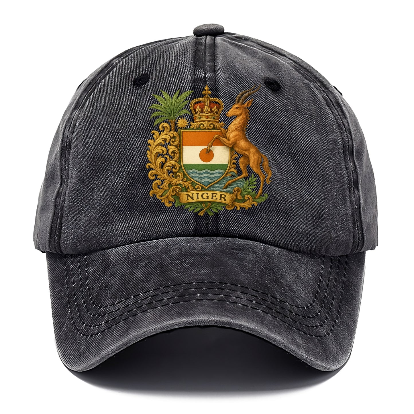 Niger Heritage Badge - Classic Cap - Graphite