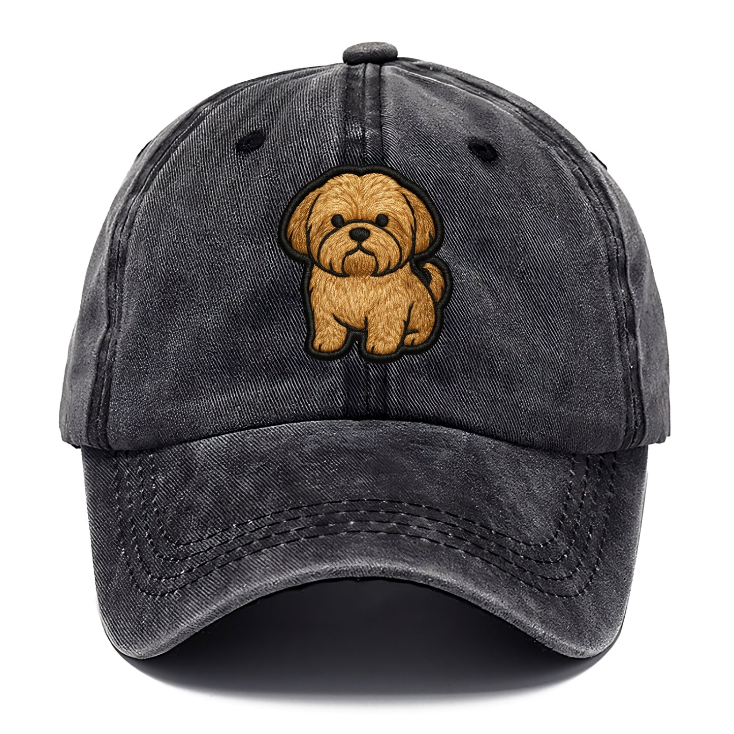 Shih Tzu - Minimalist fluffy design with - Classic Cap - Graphite