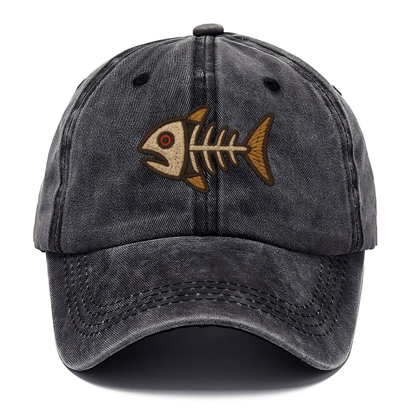 Fish Skeleton - Classic Cap - Graphite