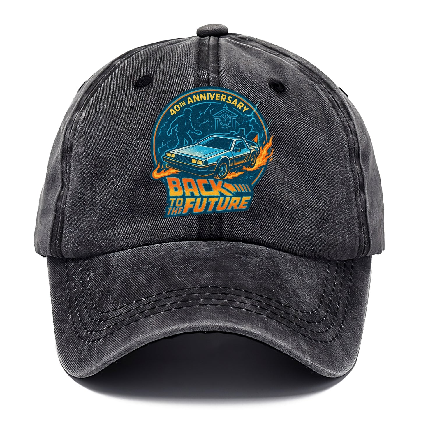 Back To The Future 40th Anniversary - Classic Cap - Graphite