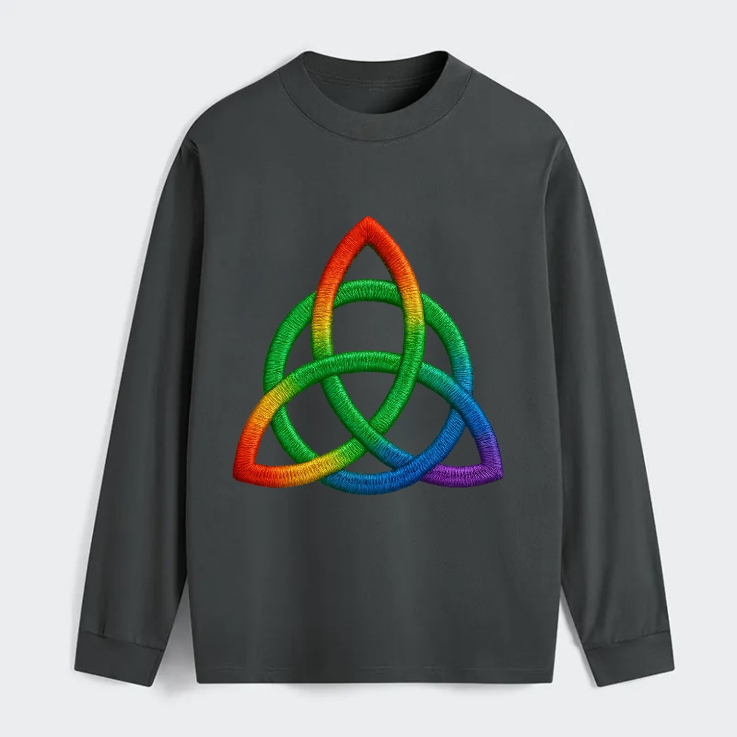 Triquetra - Classic Long Sleeve Shirt - Gray
