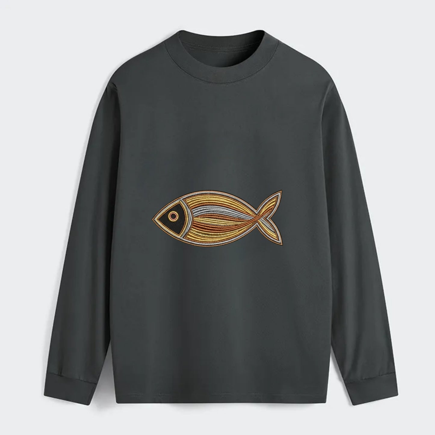 Ichthys - Classic Long Sleeve Shirt - Gray