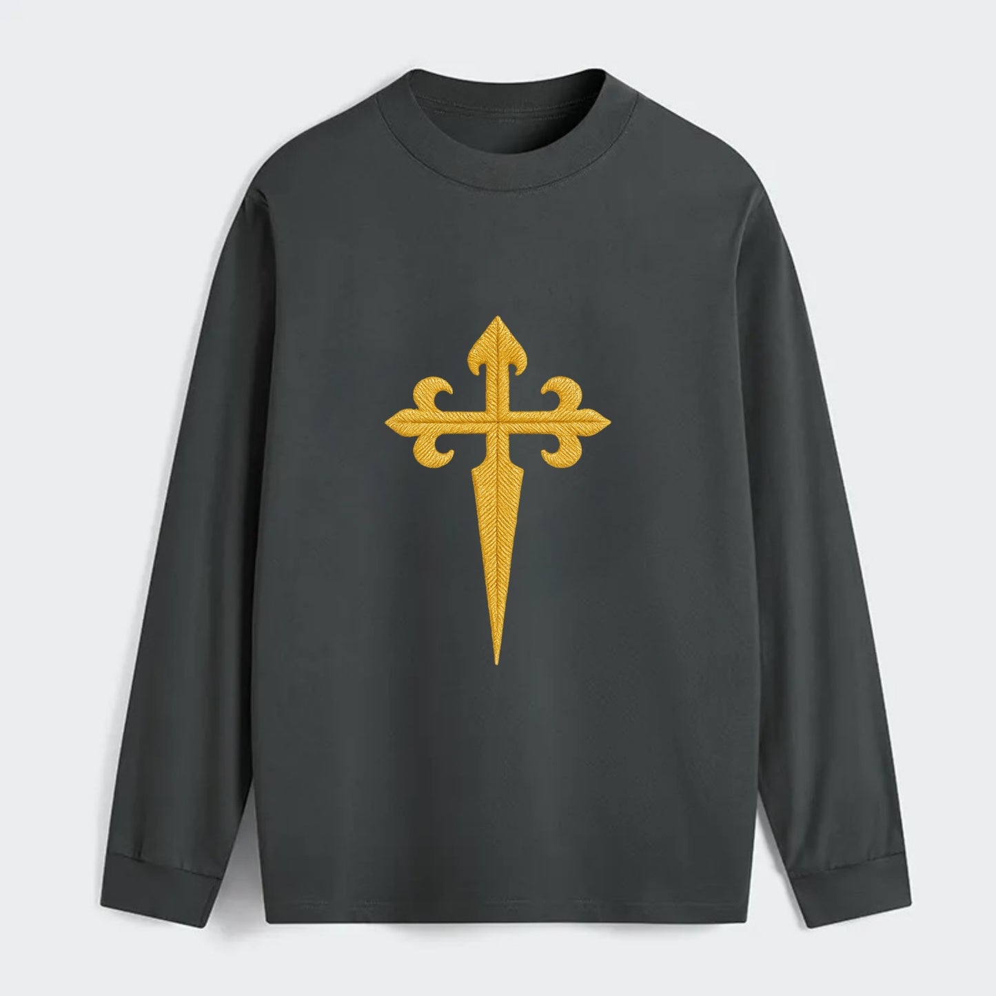 Order Of Santiago Cross - Classic Long Sleeve Shirt - Gray