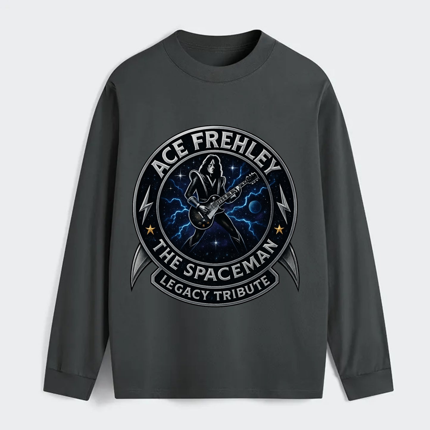 Ace Legacy Seal - Classic Long Sleeve Shirt - Gray