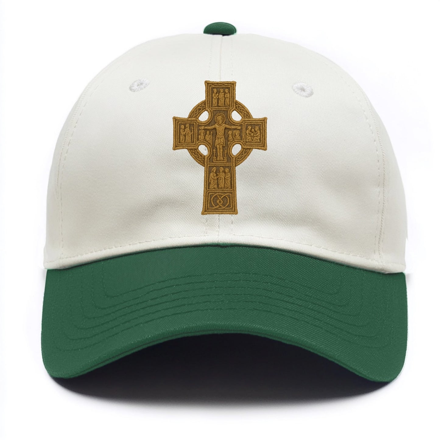 Monasterboice Cross - Two Tone Cap - Green