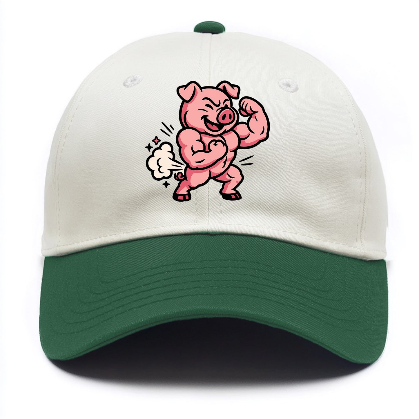 Strong Pig - Two Tone Cap - Green