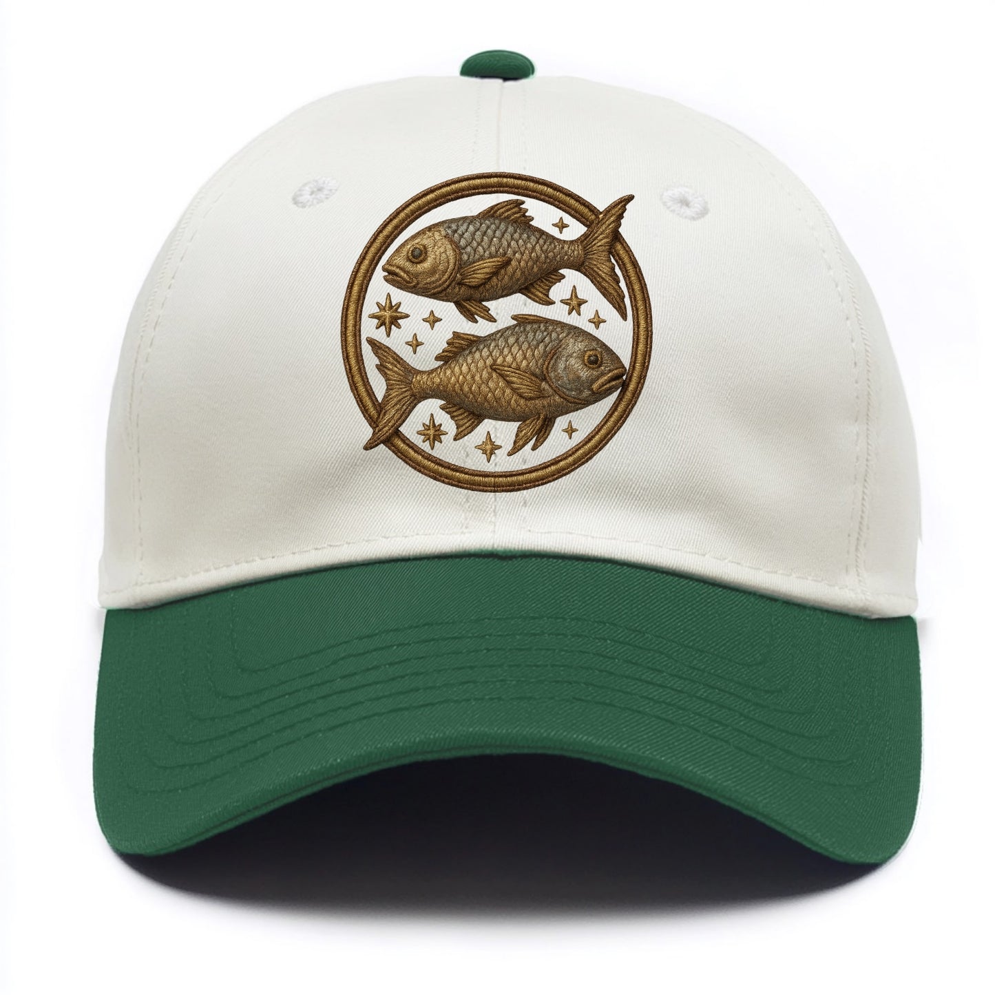 Pisces Fish - Two Tone Cap - Green
