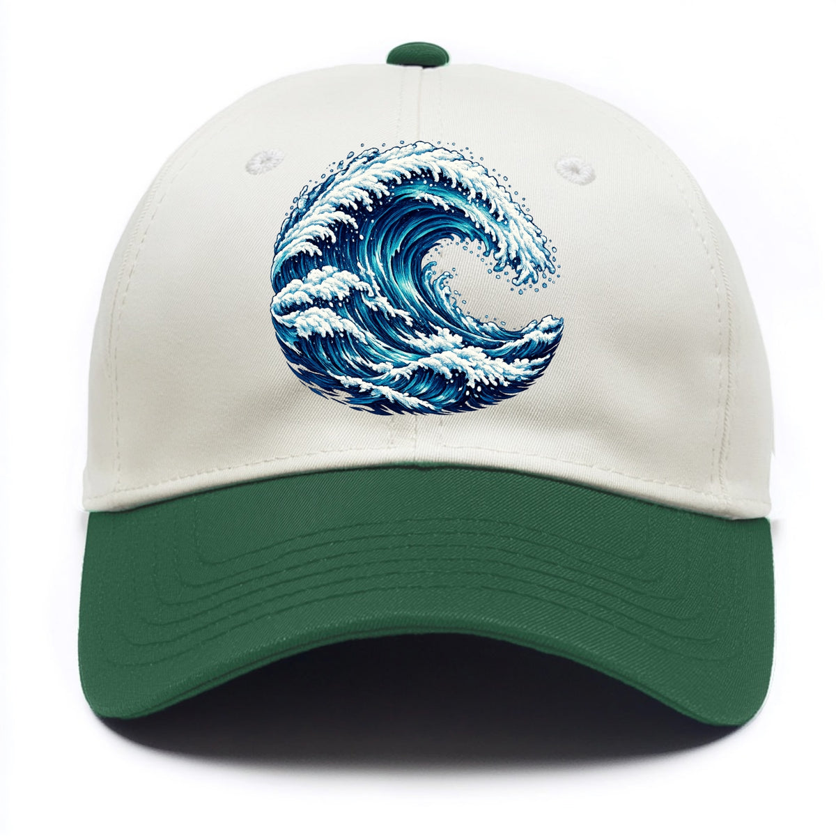 Ocean Wave - Two Tone Cap - Green