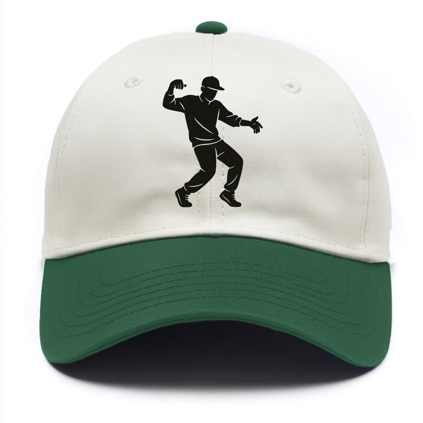 Hip-hop dancer popping and locking - Two Tone Cap - Green