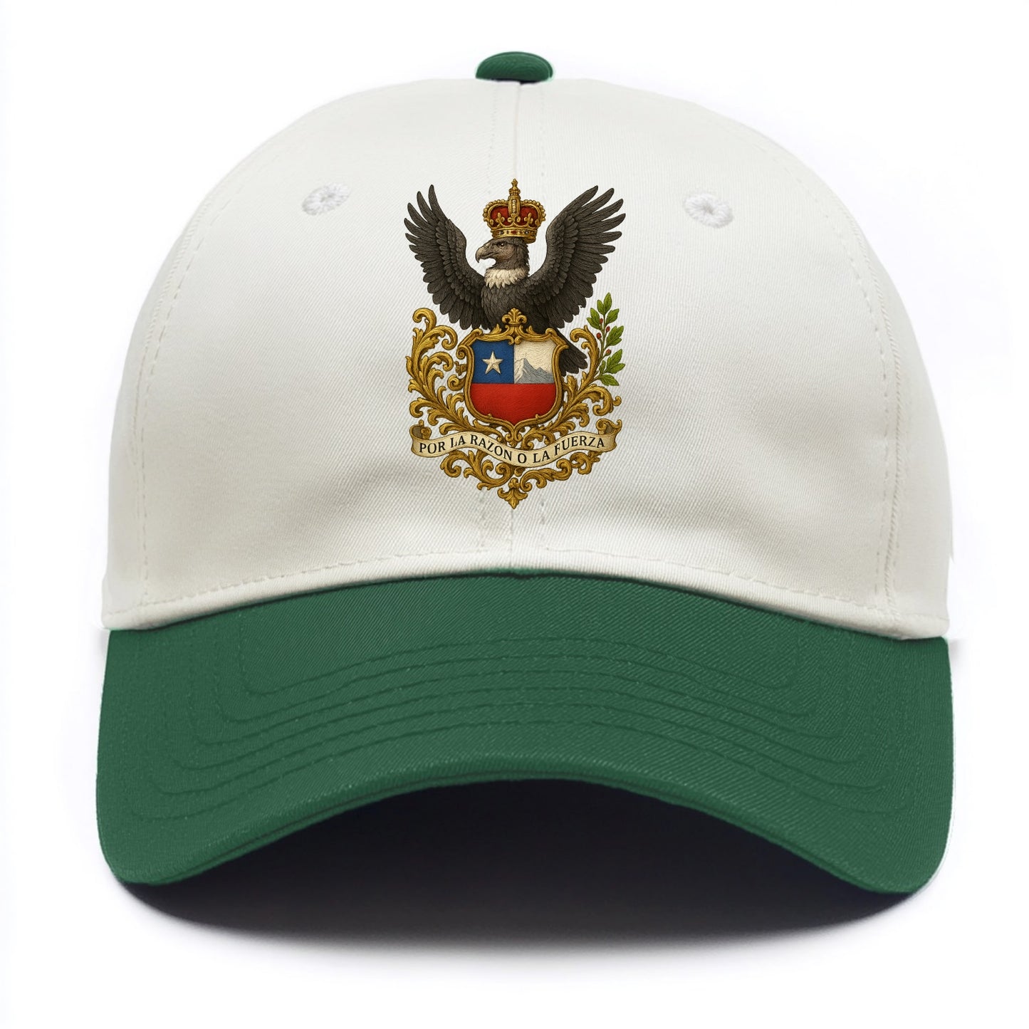 Chile Andean Condor Emblem - Two Tone Cap - Green