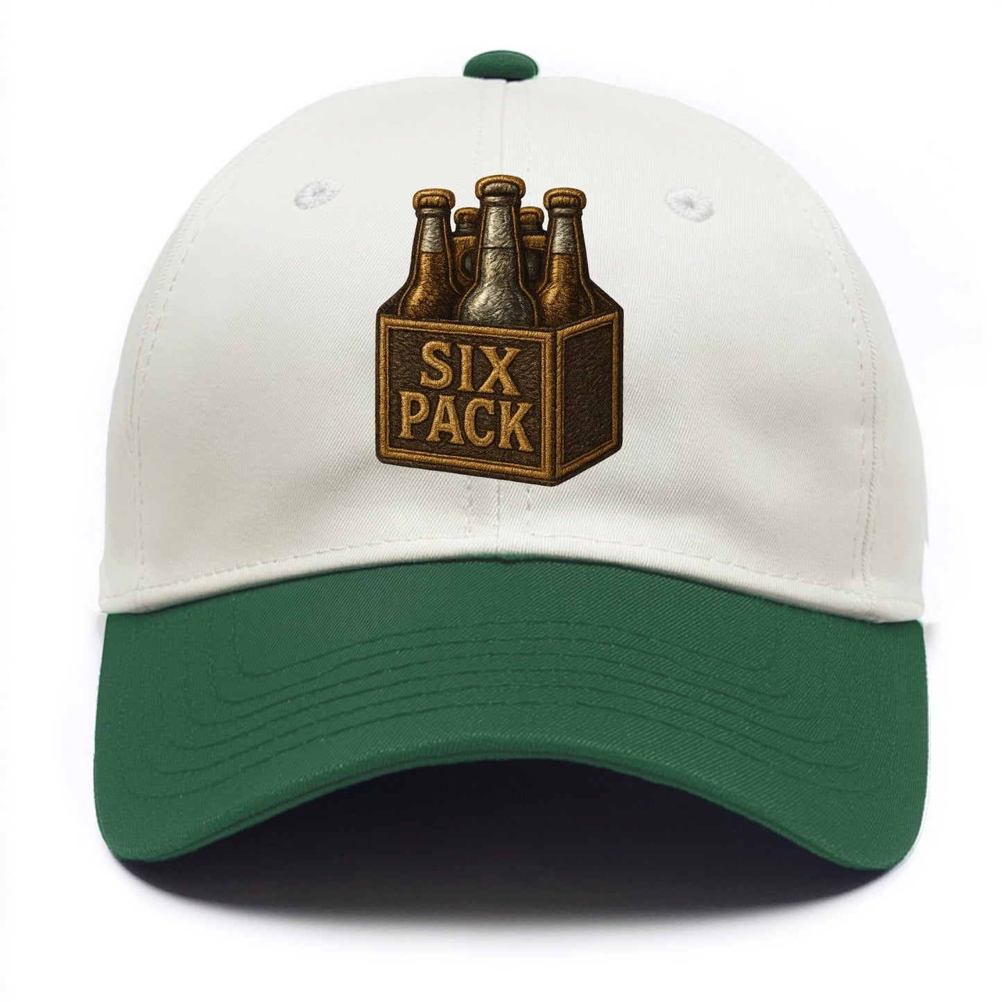 Six Pack - Two Tone Cap - Green