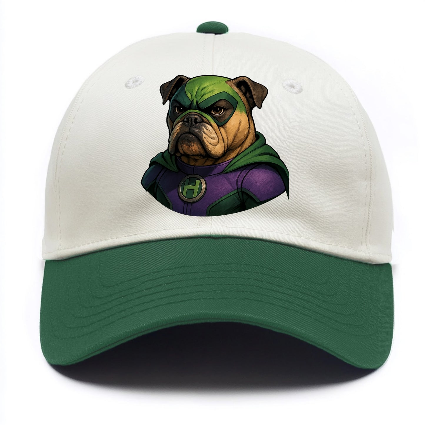 Bulldog Strong Hero - Two Tone Cap - Green