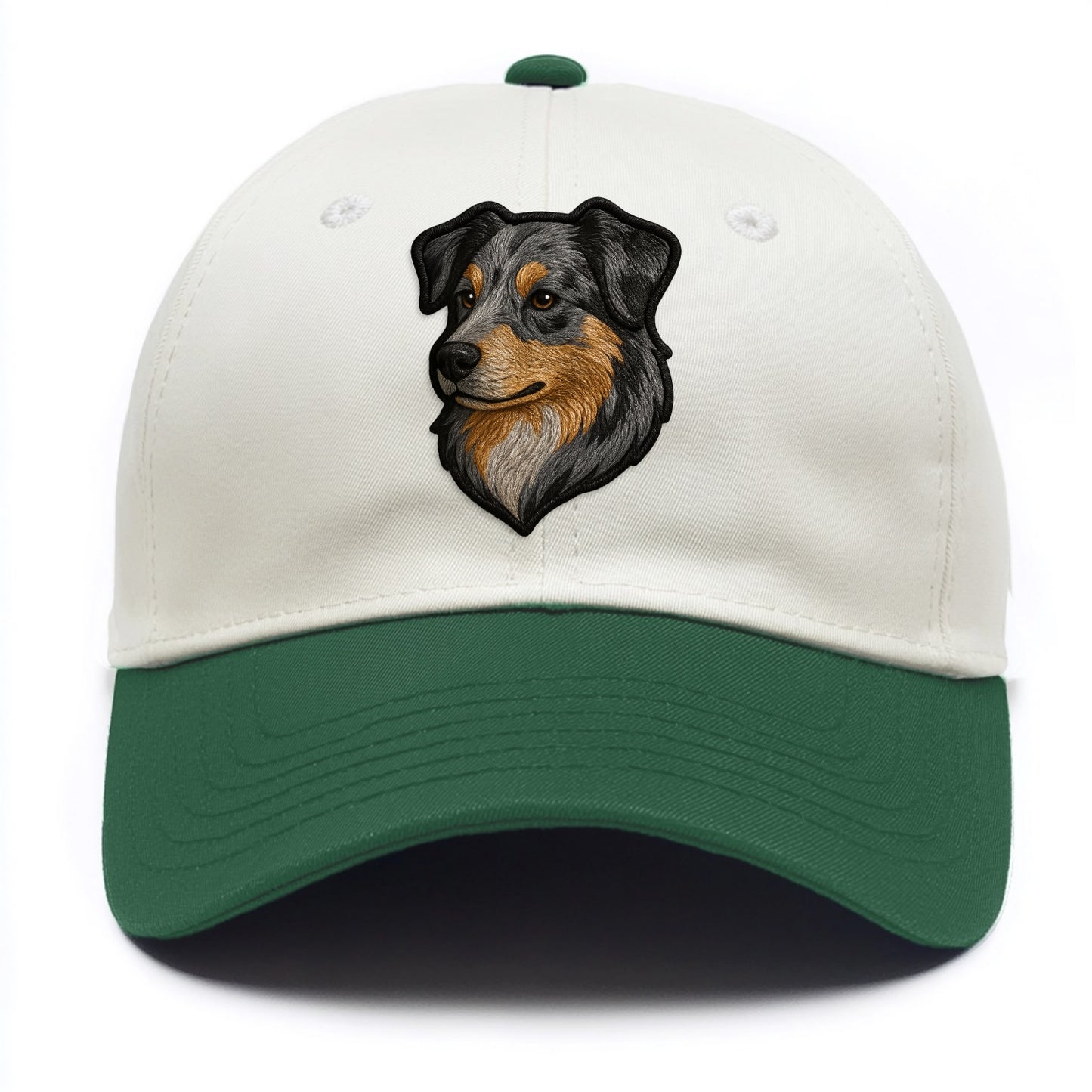 Australian Shepherd - Modern merle patte - Two Tone Cap - Green