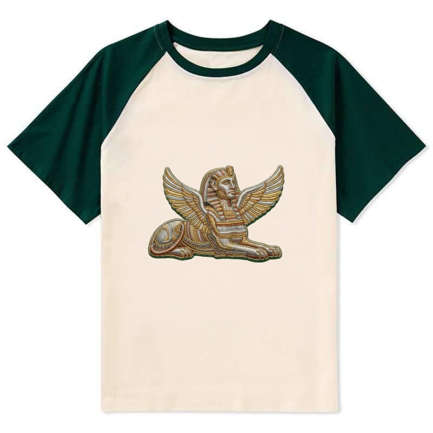 Sphinx - Contrast Raglan T-shirt - Green