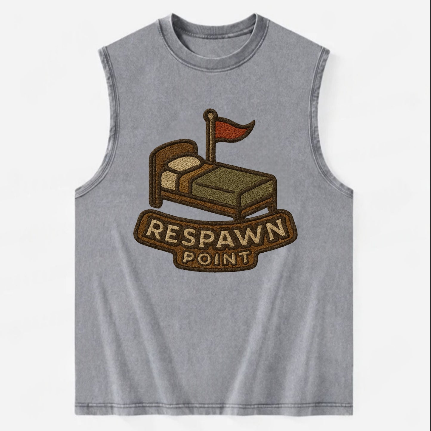 Respawn Point - Vintage Washed Tank - Grey