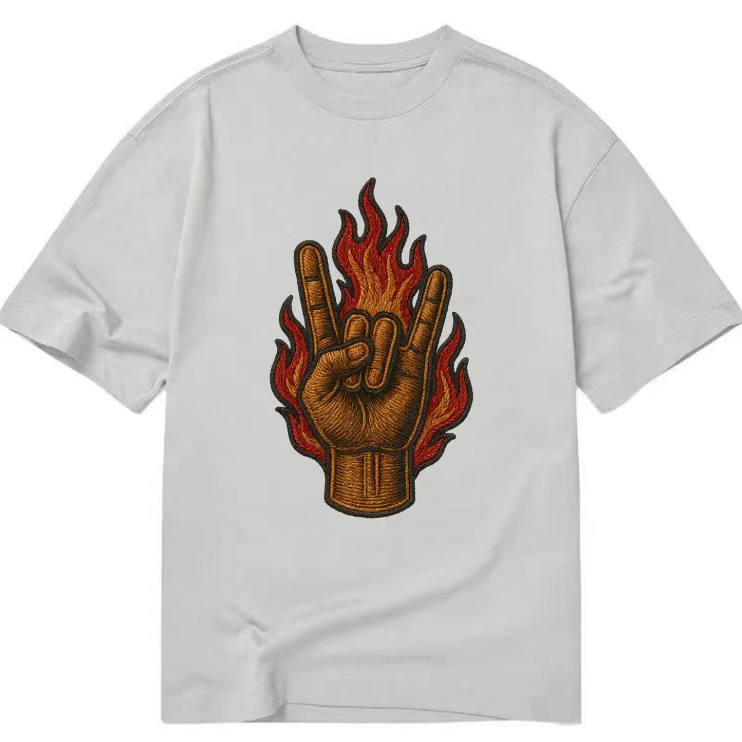 Devil Horns - Classic T-shirt - Grey