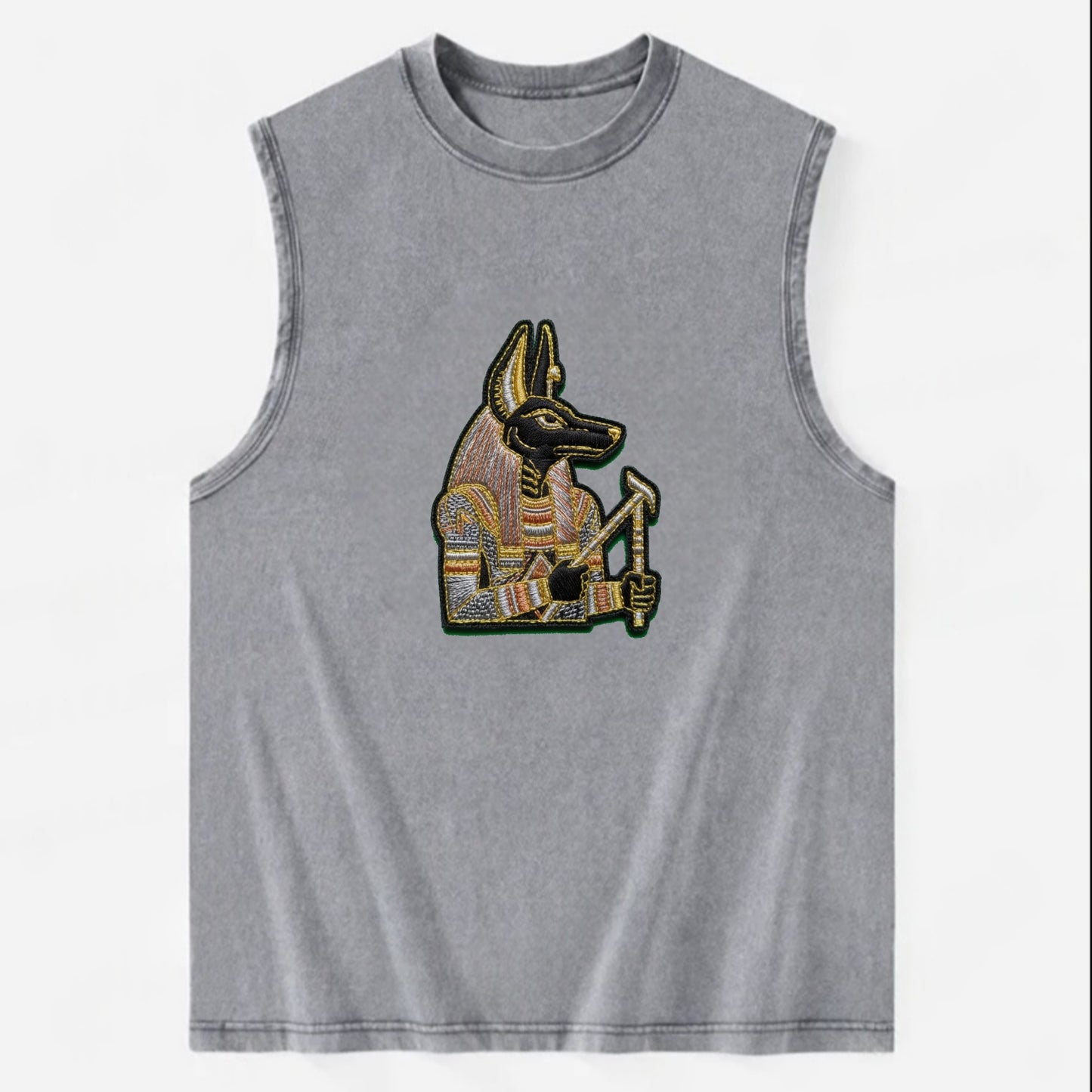 Anubis - Vintage Washed Tank - Grey