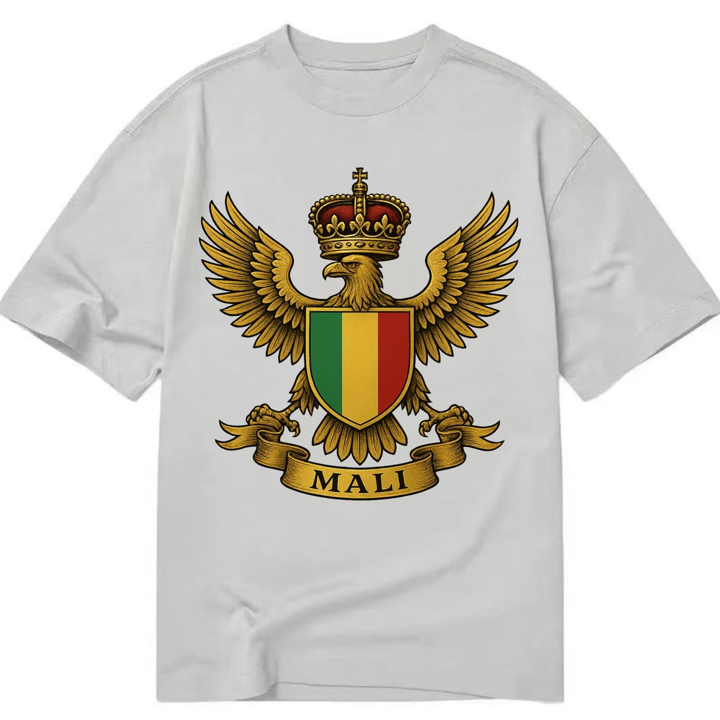 Mali Royal Logo - Classic T-shirt - Grey
