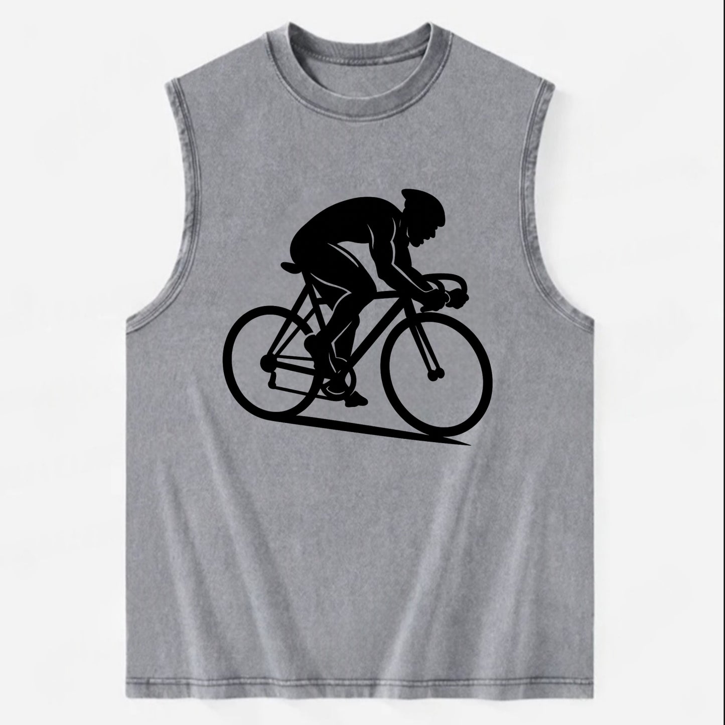 Sprint cyclist racing stance - Vintage Washed Tank - Grey
