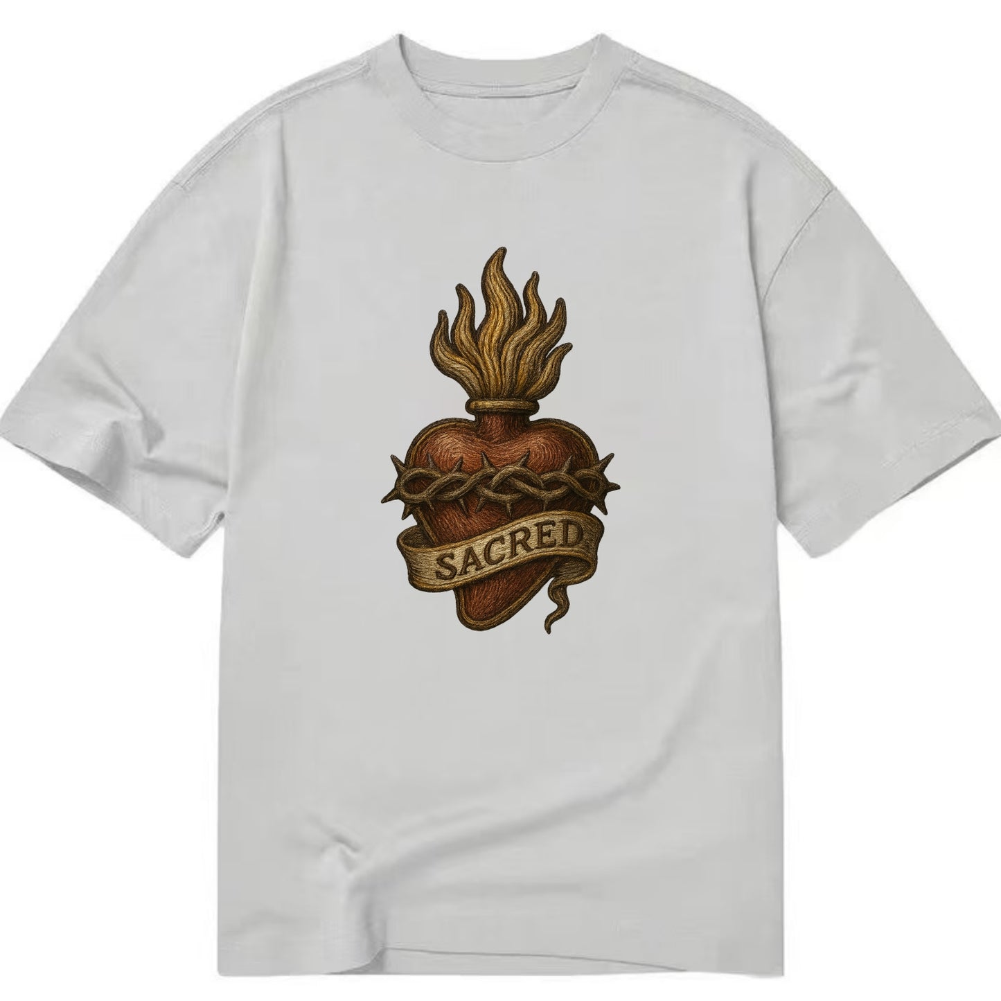 Sacred Heart - Classic T-shirt - Grey