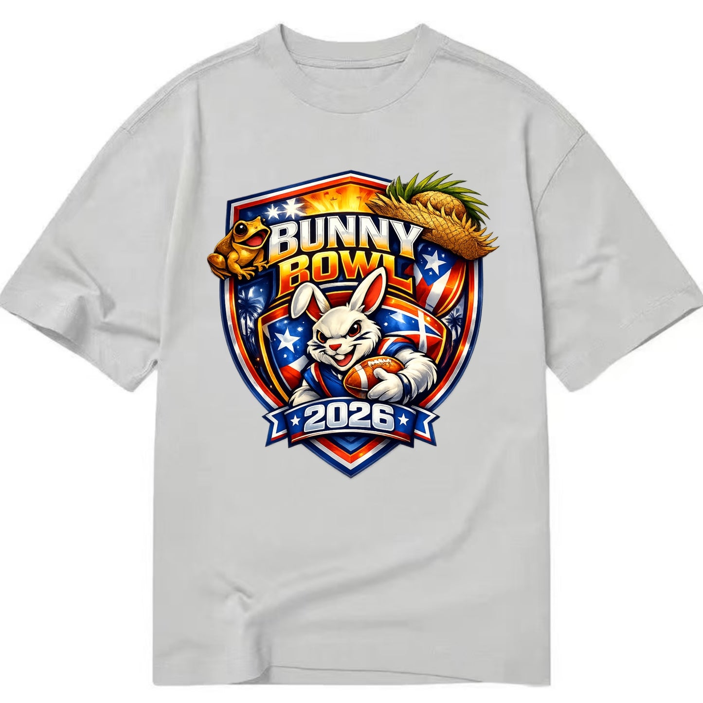 Bunny Bowl 2026 - Classic T-shirt - Grey