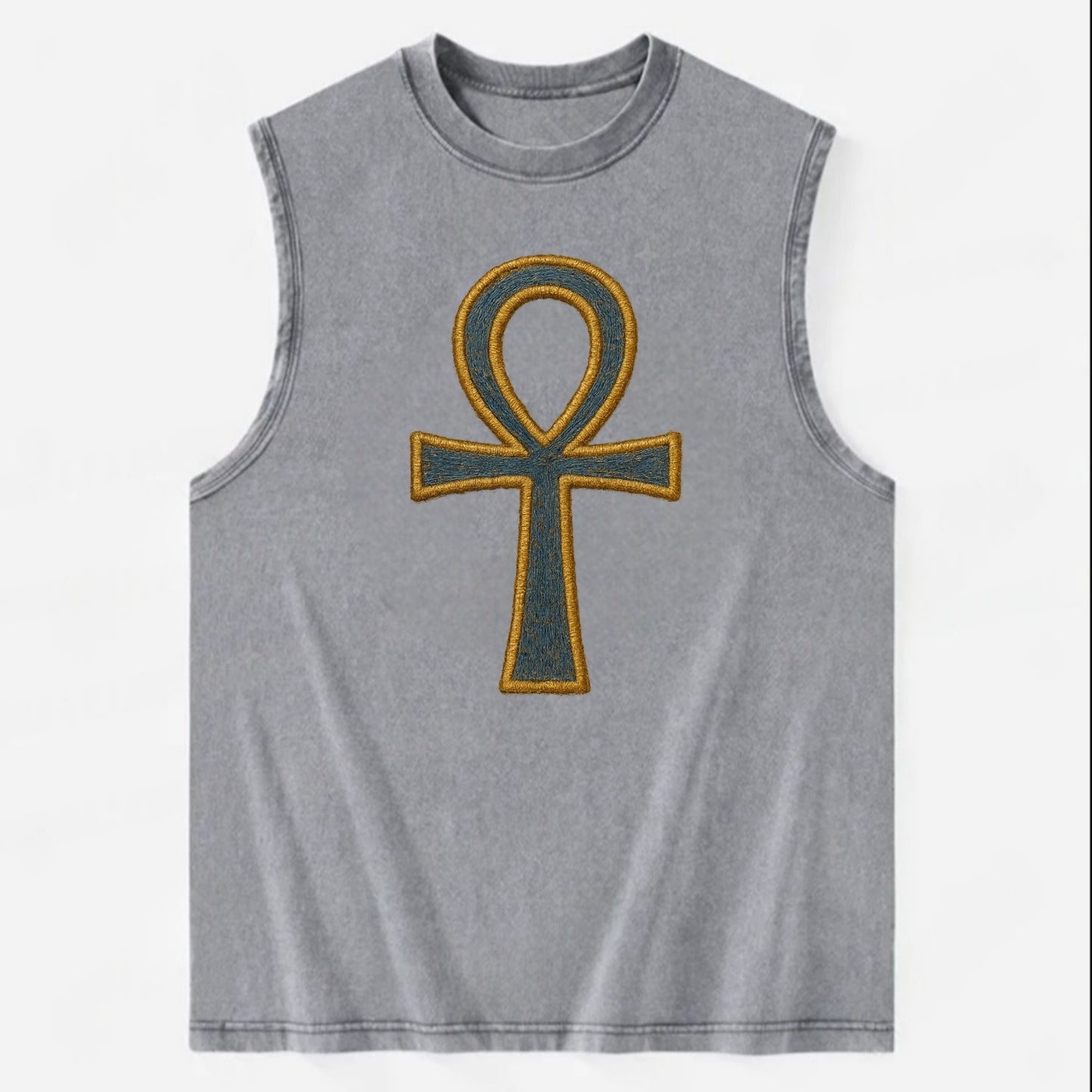 Ankh - Vintage Washed Tank - Grey