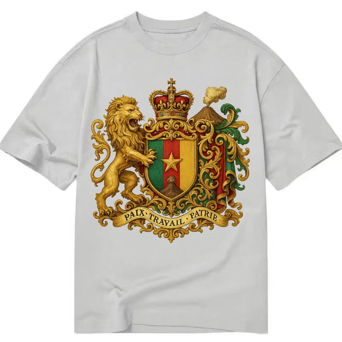 Cameroon Royal Logo - Classic T-shirt - Grey