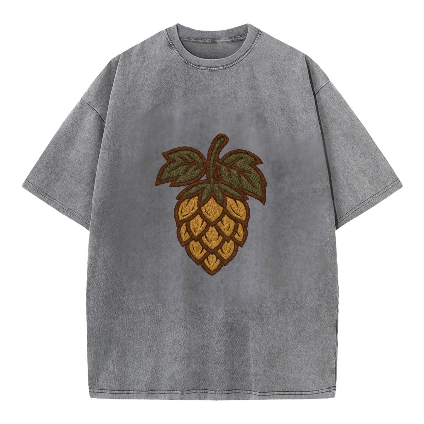 Hop Cone - Vintage T-shirt - Grey