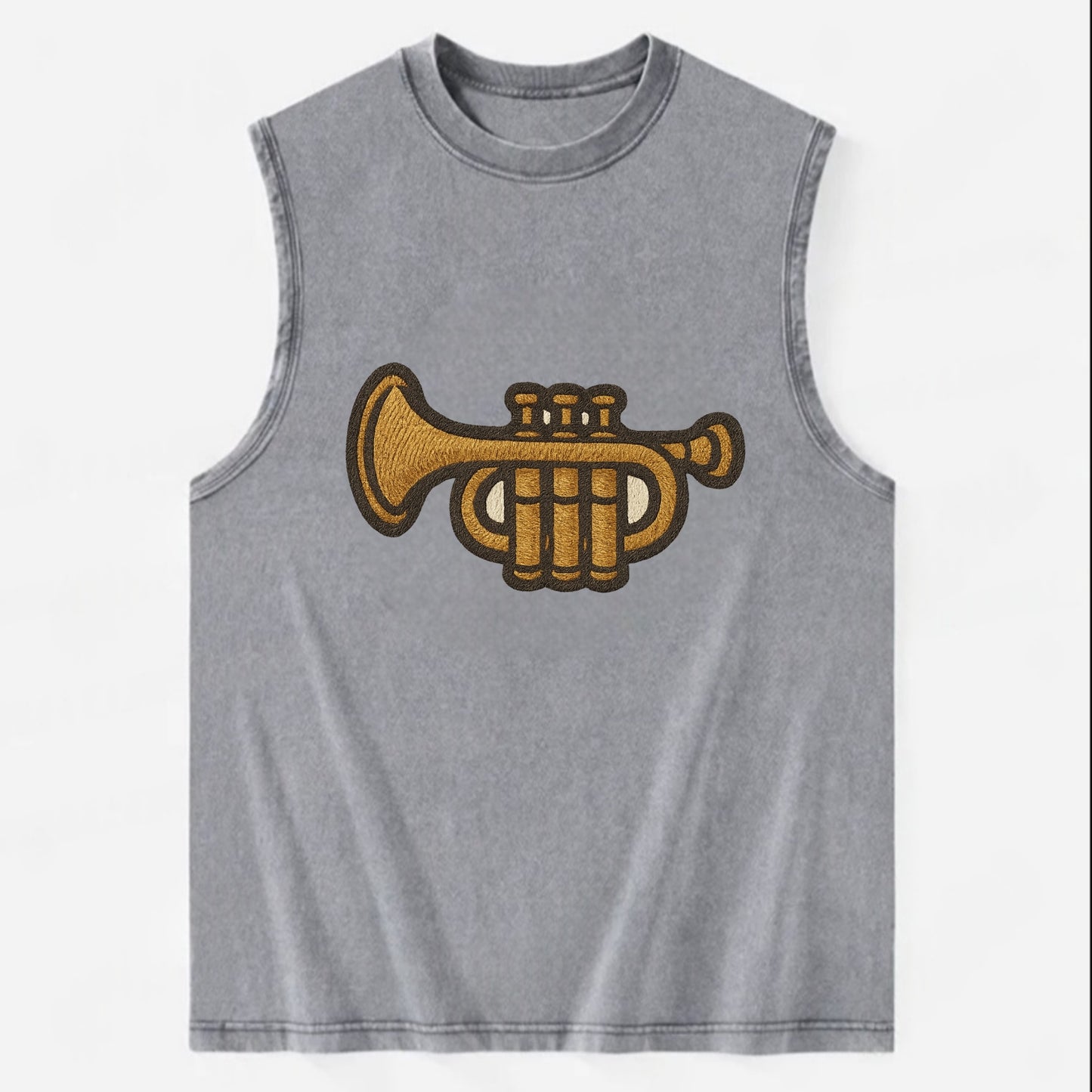 Trumpet - Vintage Washed Tank - Grey
