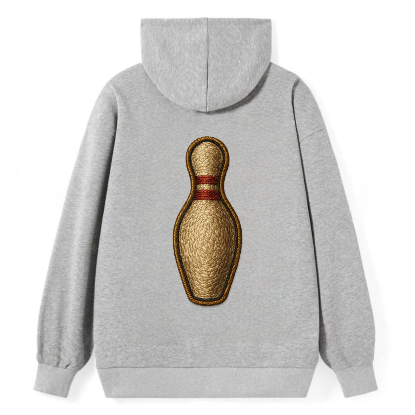 Bowling Pin - Classic Pullover Hoodie - Grey