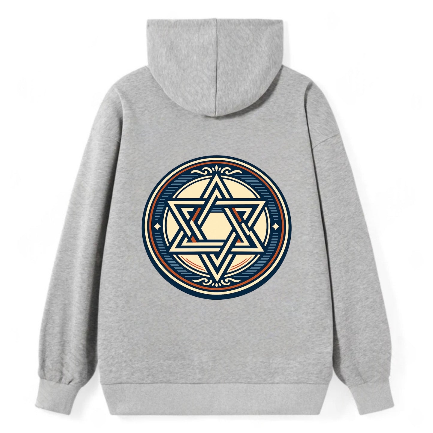 Celestial Unity Emblem - Classic Pullover Hoodie - Grey