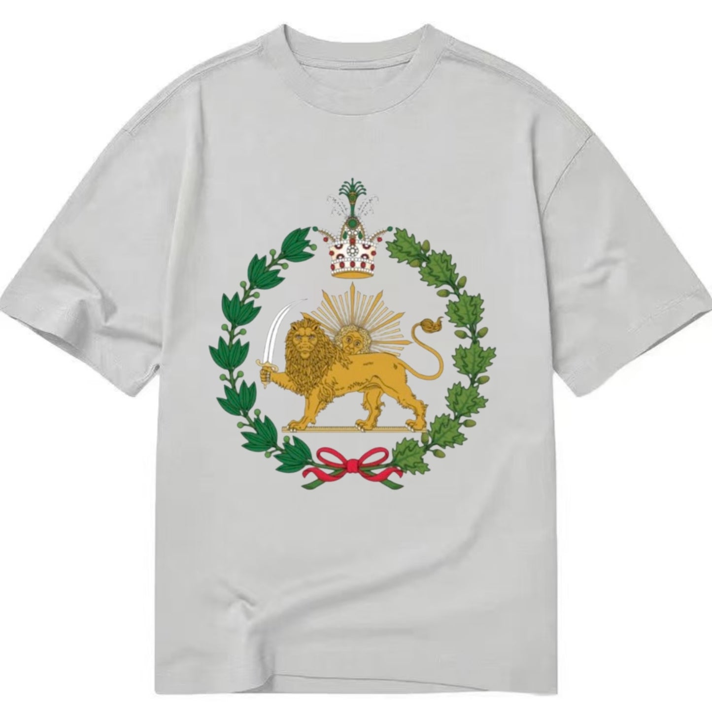 Iran Lion - Classic T-shirt - Grey