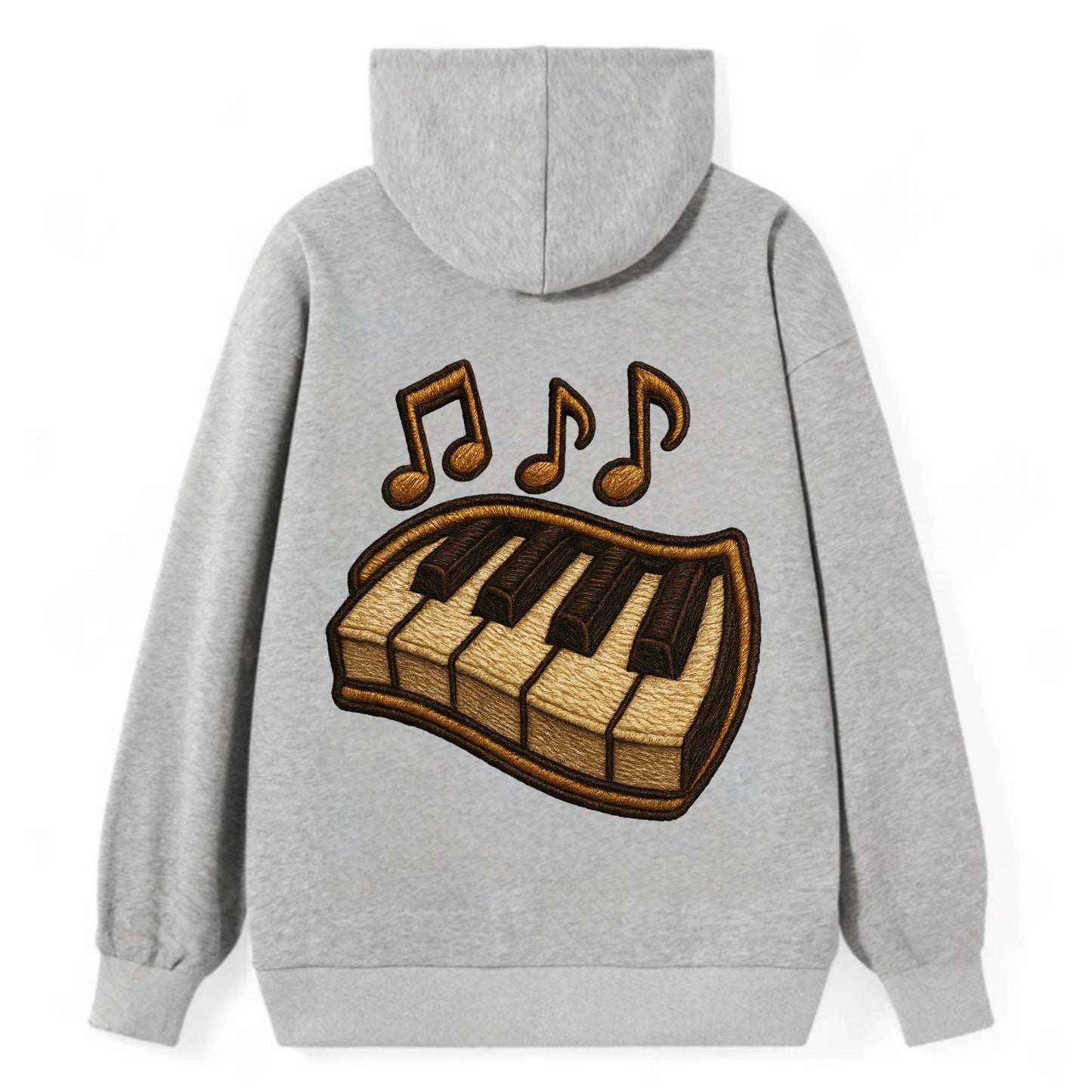 Piano Keys - Classic Pullover Hoodie - Grey
