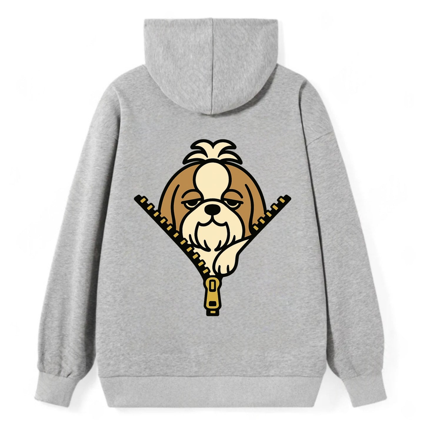 Shih Tzu - Classic Pullover Hoodie - Grey