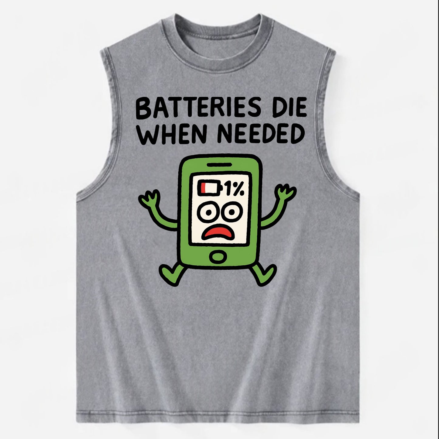 Hammer and Anvil - Vintage Washed Tank - Grey