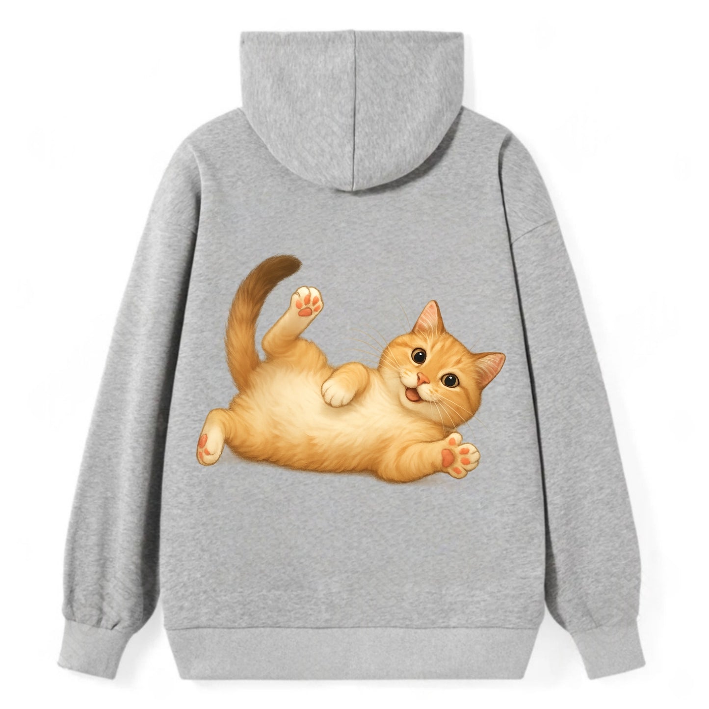 Therapy Cat - Classic Pullover Hoodie - Grey