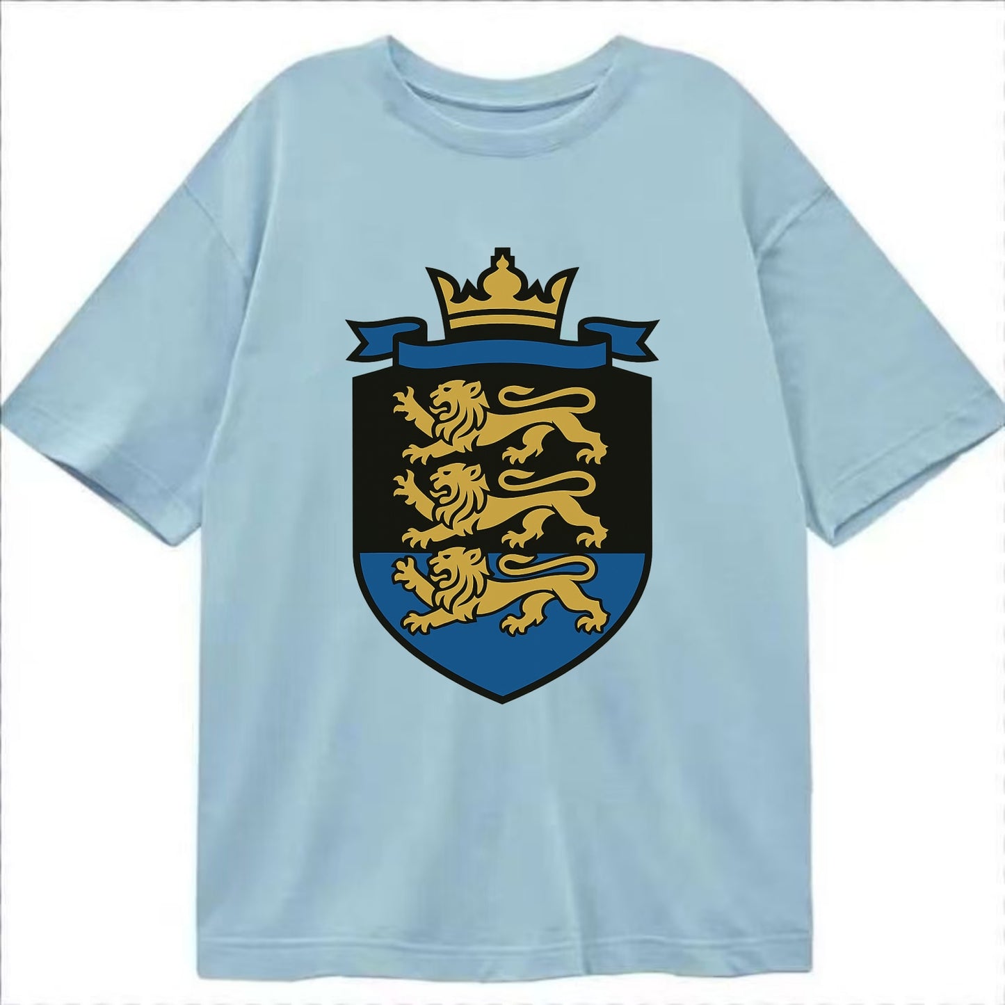 Estonia Royal Logo - Classic T-shirt - Light Blue