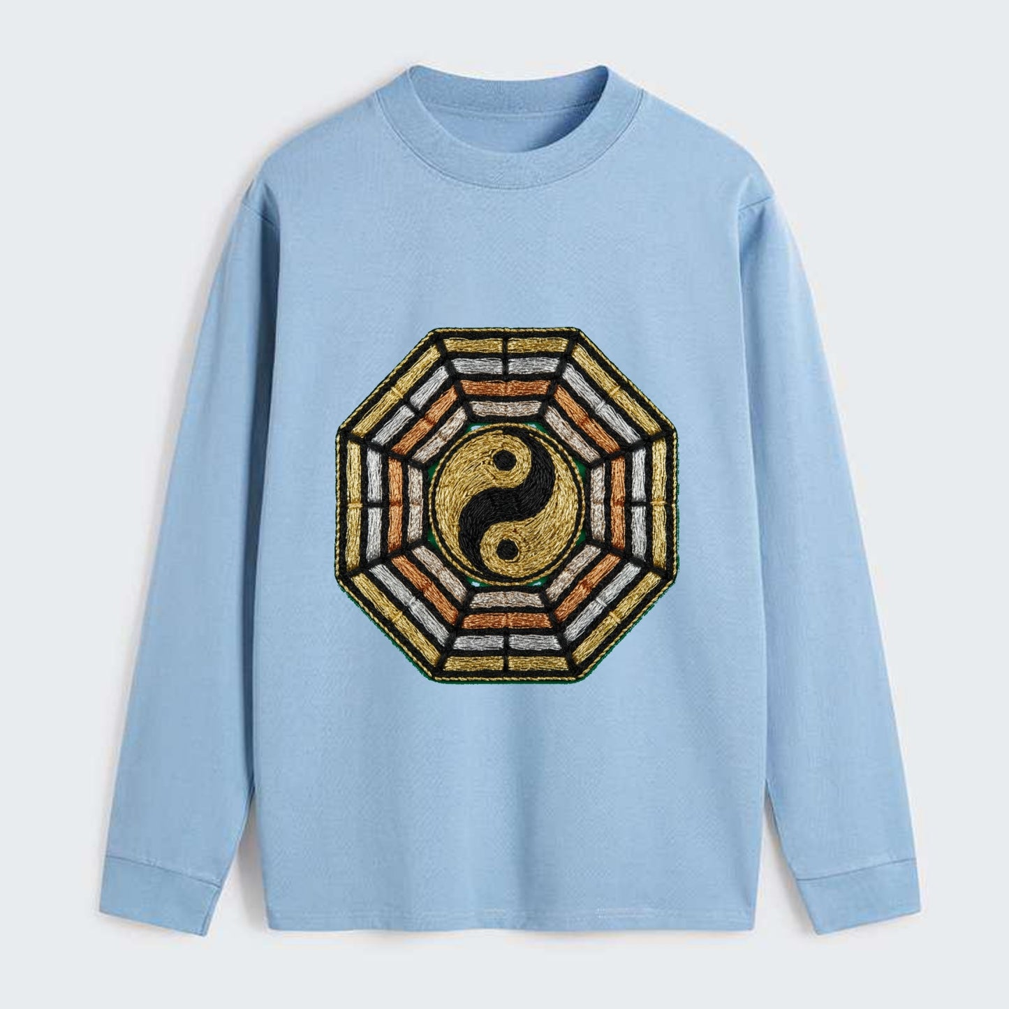 Bagua - Classic Long Sleeve Shirt - Light Blue