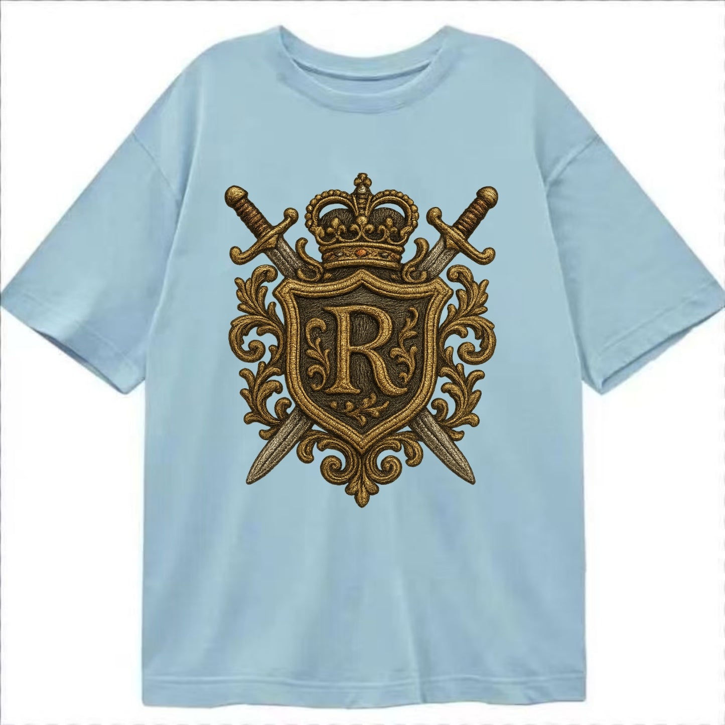 Royal Crest - Classic T-shirt - Light Blue