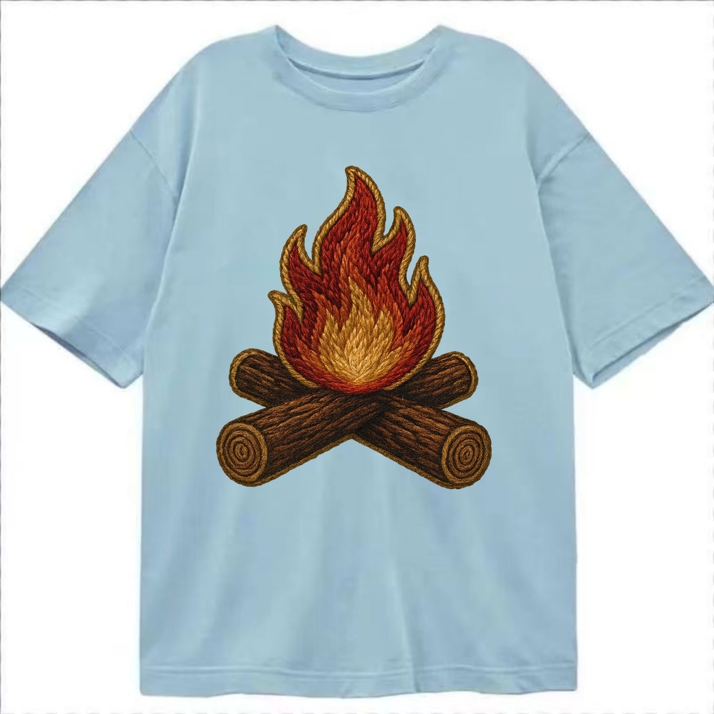 Campfire - Classic T-shirt - Light Blue