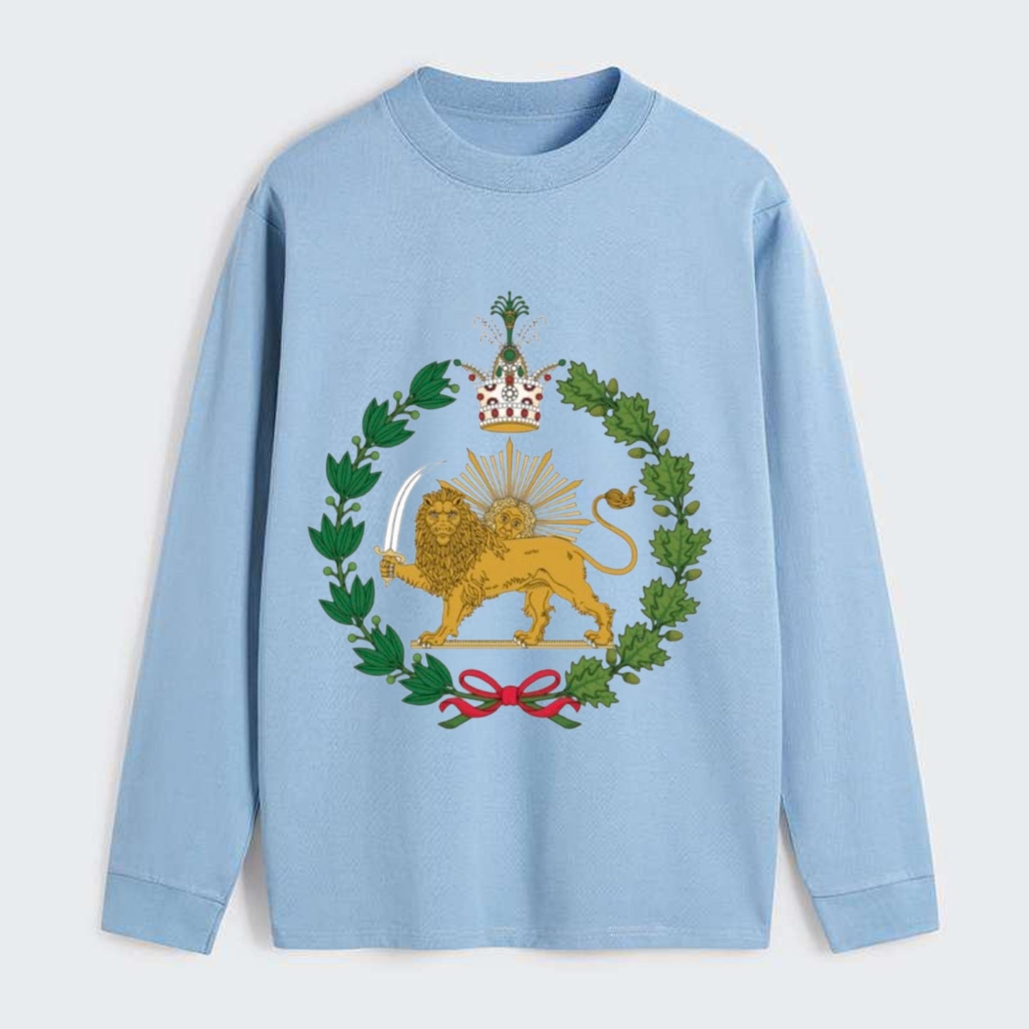 Iran Lion - Classic Long Sleeve Shirt - Light Blue