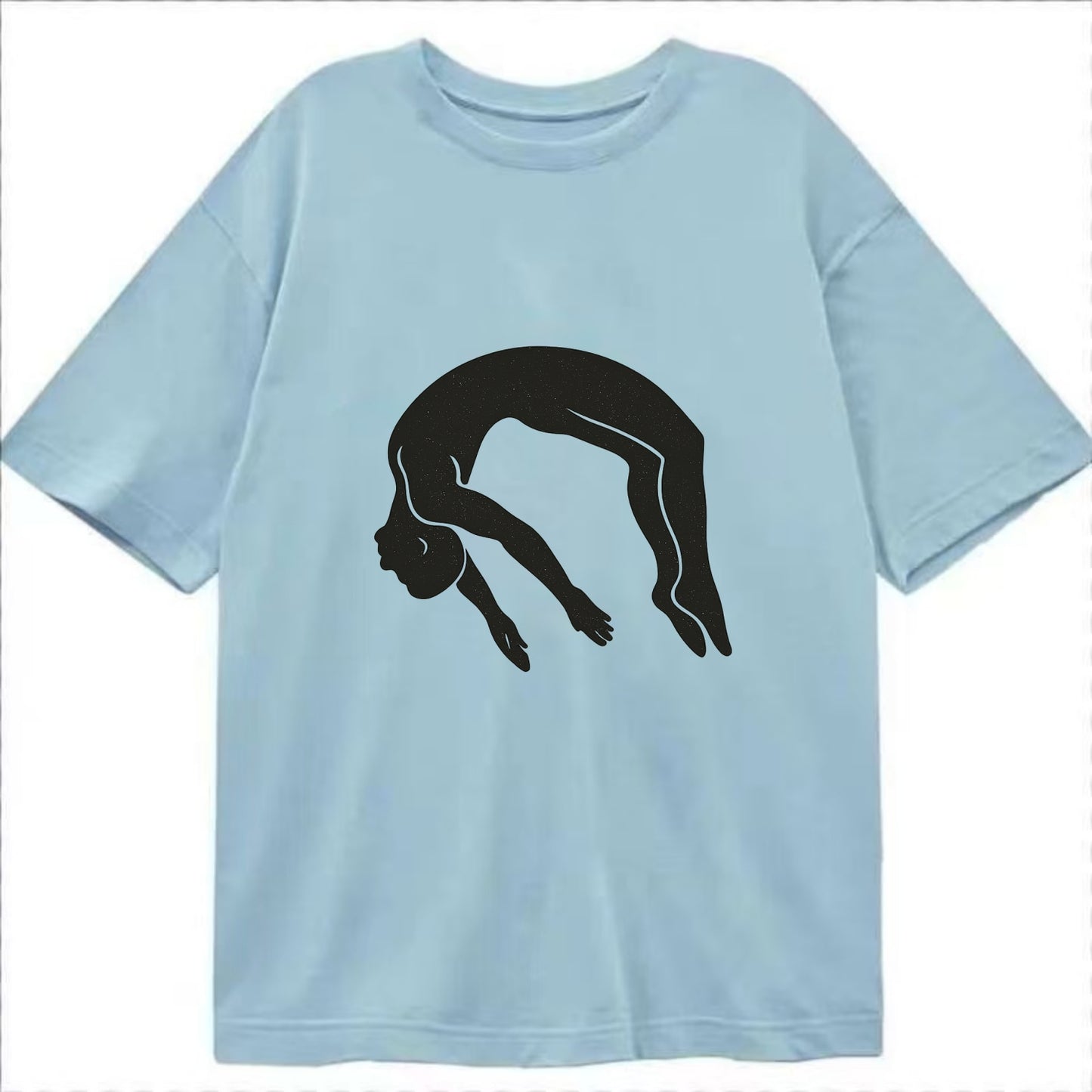 Gymnast doing a backflip - Classic T-shirt - Light Blue