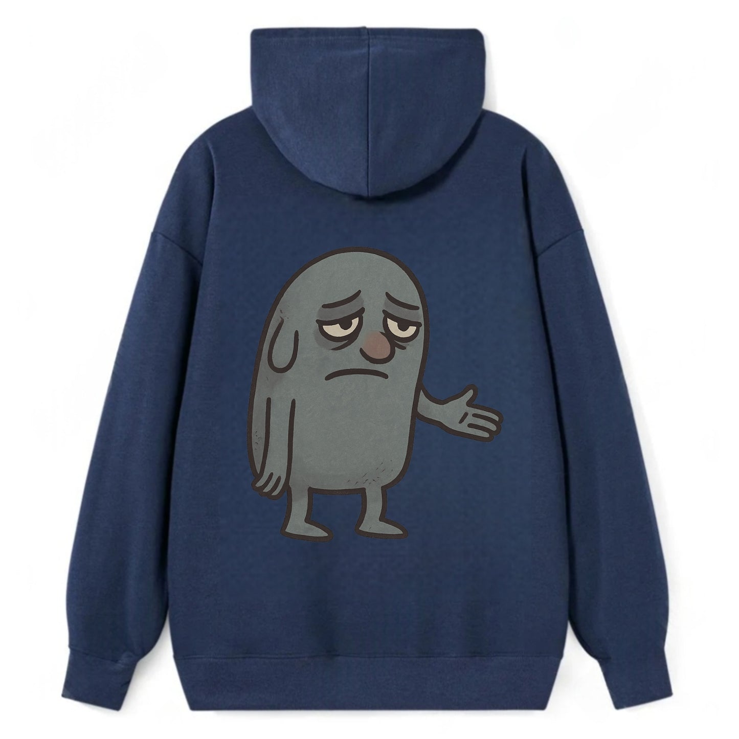 FOLLOWERS ARE GHOSTS | Transparent crowd following - Classic Pullover Hoodie - Navy