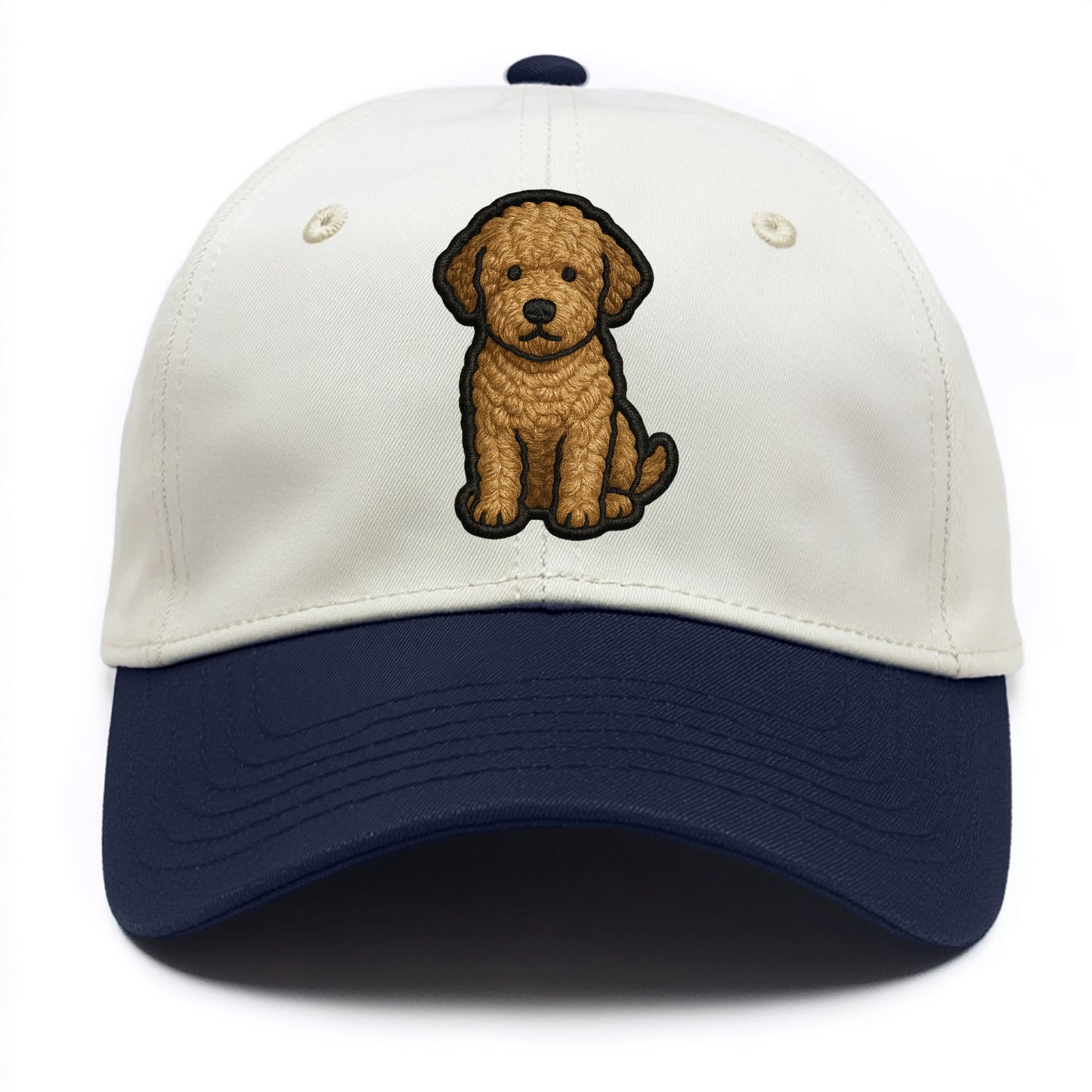 Lagotto Romagnolo - Modern truffle hunte - Two Tone Cap - Navy